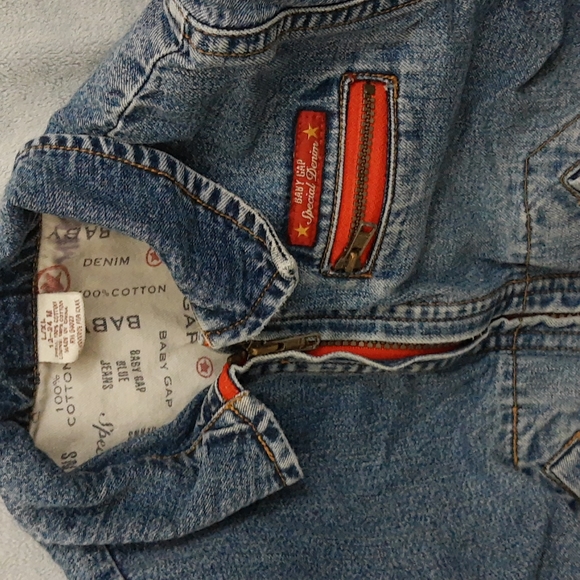 Baby Gap Original Special Edition Legendary Denim Zip Up Jacket VTG 12-24 mos - Picture 3 of 16